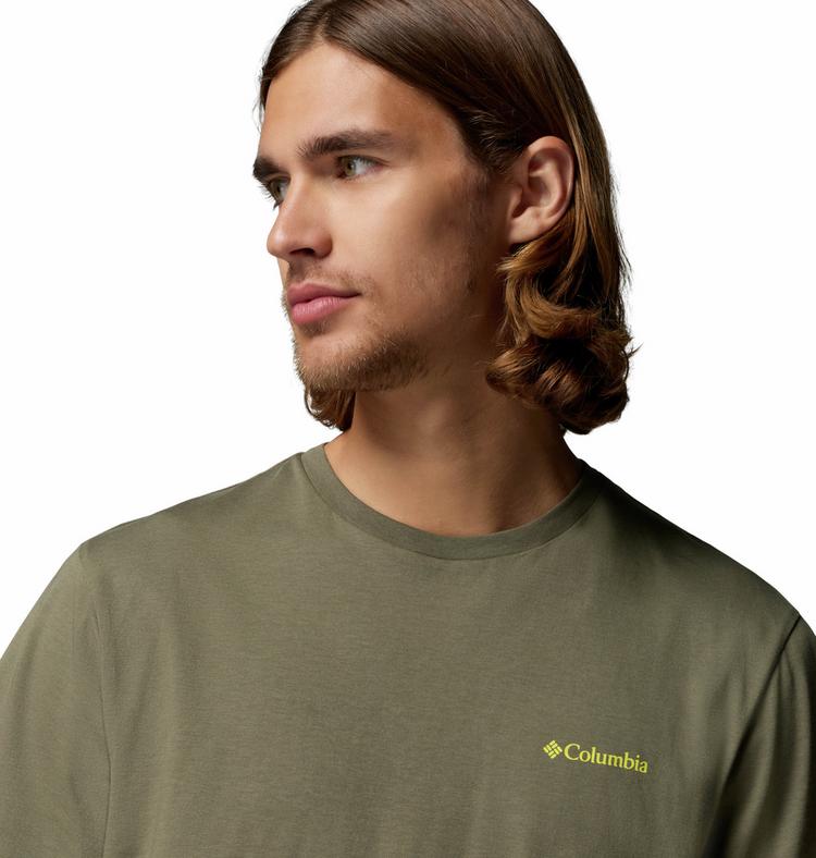 Columbia Columbia CSC T-Shirt Herren - stone green-shining sandscape - 4 | SportScheck