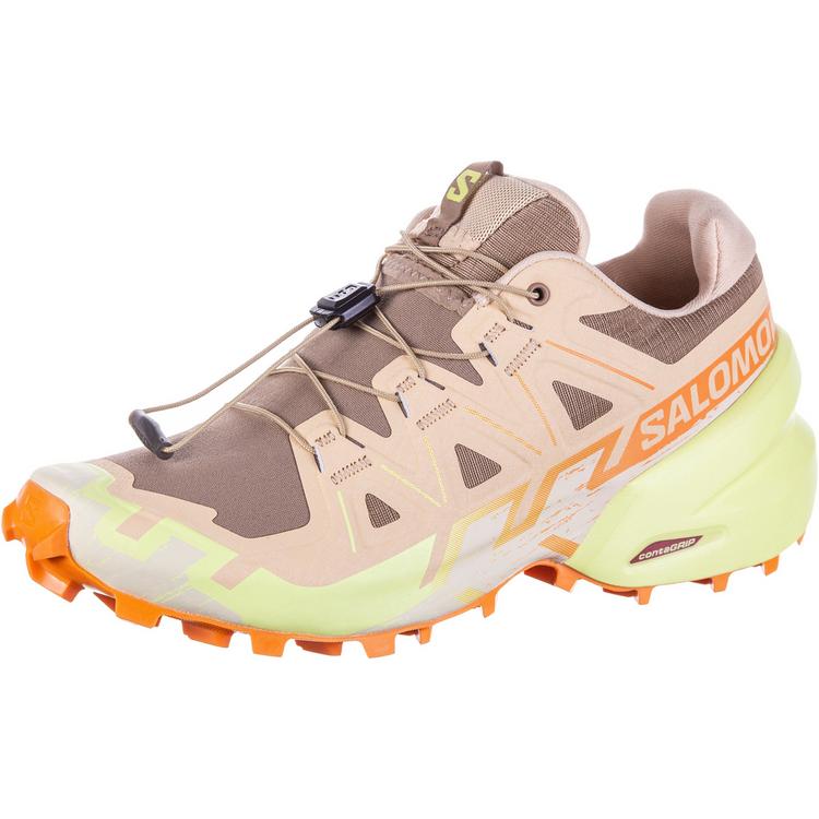 Salomon Salomon SPEEDCROSS 6 Laufschuhe Damen - burro-sunnylime-almondcream - 0 | SportScheck