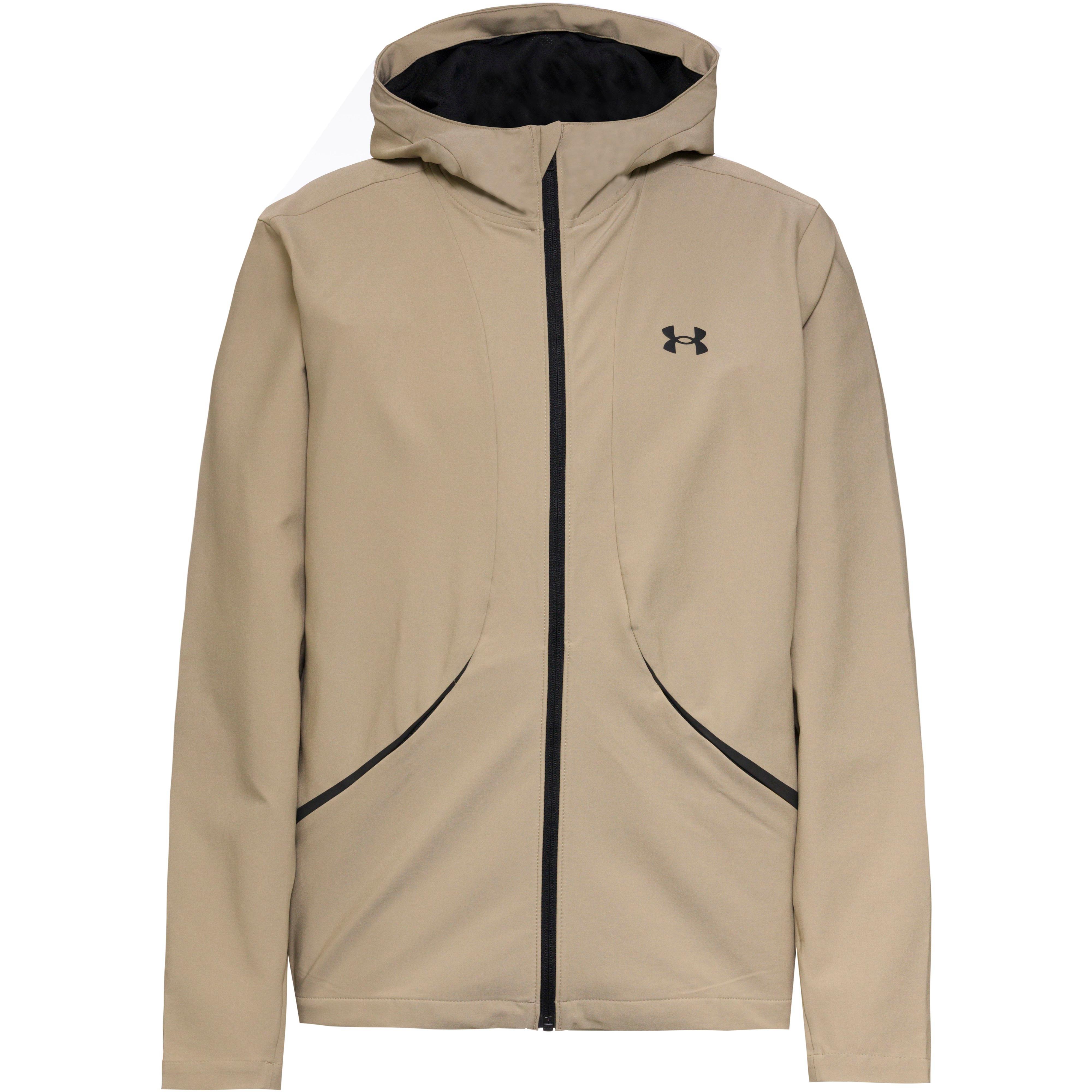 Under Armour Kapuzenjacke Water-Resistant Stretchable Webstoff Dunkelblau