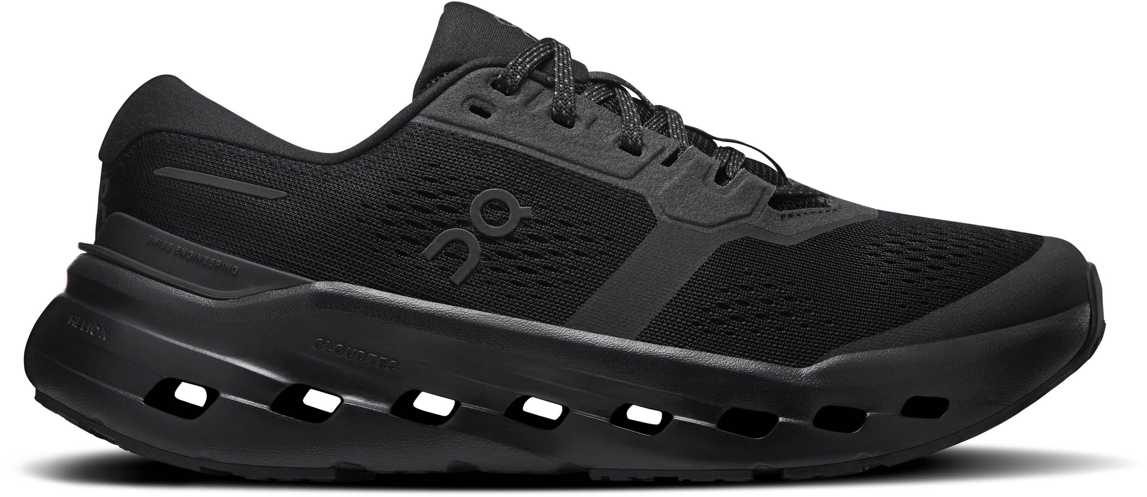 On Laufschuhe Wide CloudTec Schwarz