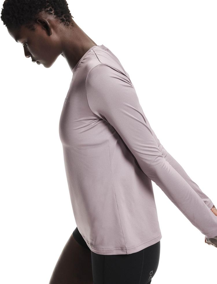 On On Core Long-T Funktionsshirt Damen - heron - 4 | SportScheck