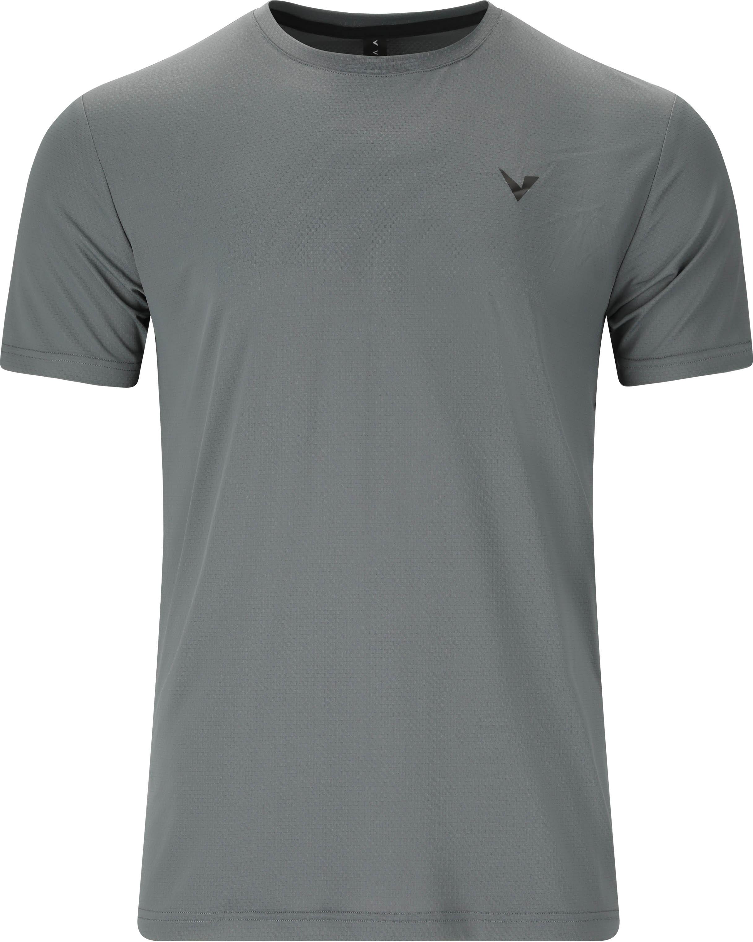 VIRTUS Funktionsshirt Rundhals Hyperstretch Quick-Dry Polyester-Elastan Schwarz