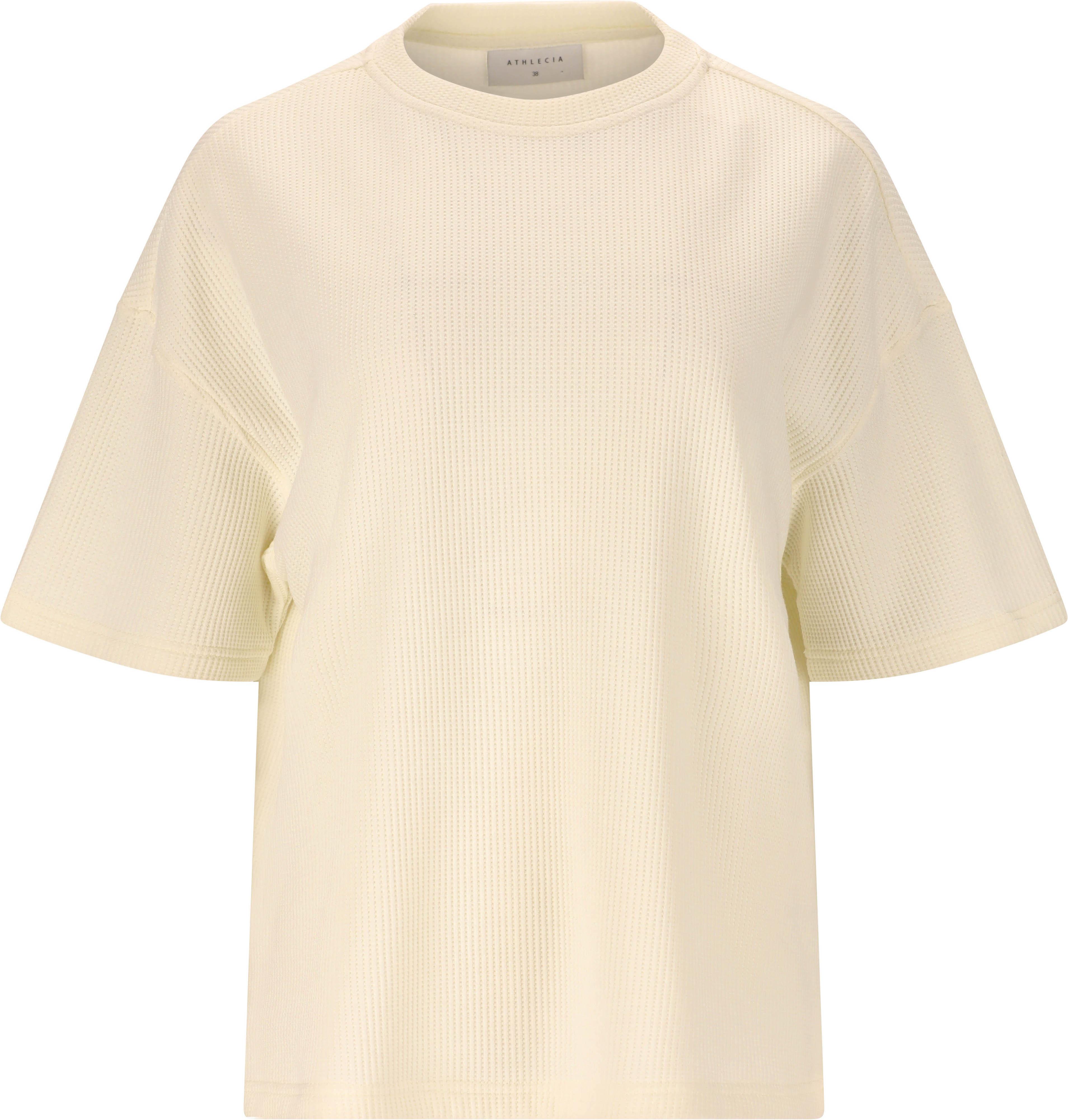 ATHLECIA Funktionsshirt Waffel-Struktur Polyester-Viskose-Elastan Grau