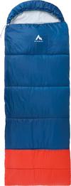 McKinley Camp SoftNest 10 Kunstfaserschlafsack - blue petrol-red-blue