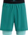 ENERGETICS Allen Laufshorts Herren - blue petrol-blue aqu