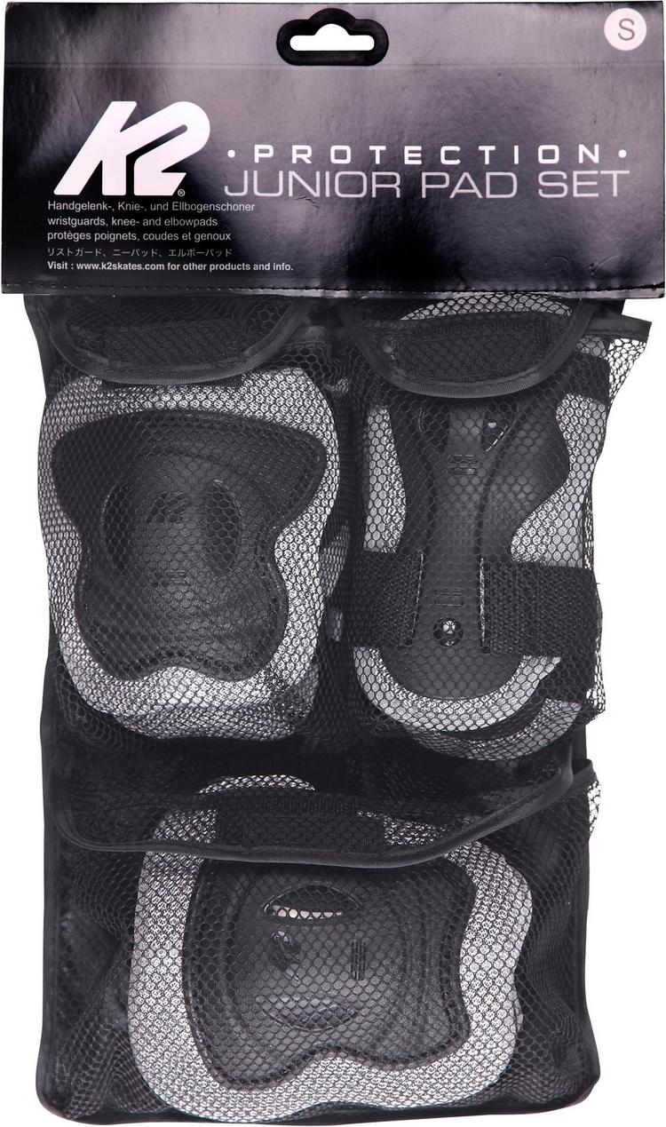 K2 K2 JUNIOR PAD SET Protektorenset Kinder - black-grey - 0 | SportScheck