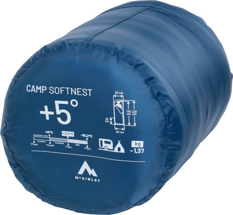 McKinley McKinley Camp SoftNest 5 Kunstfaserschlafsack - blue petrol-red-blue - 3 | SportScheck