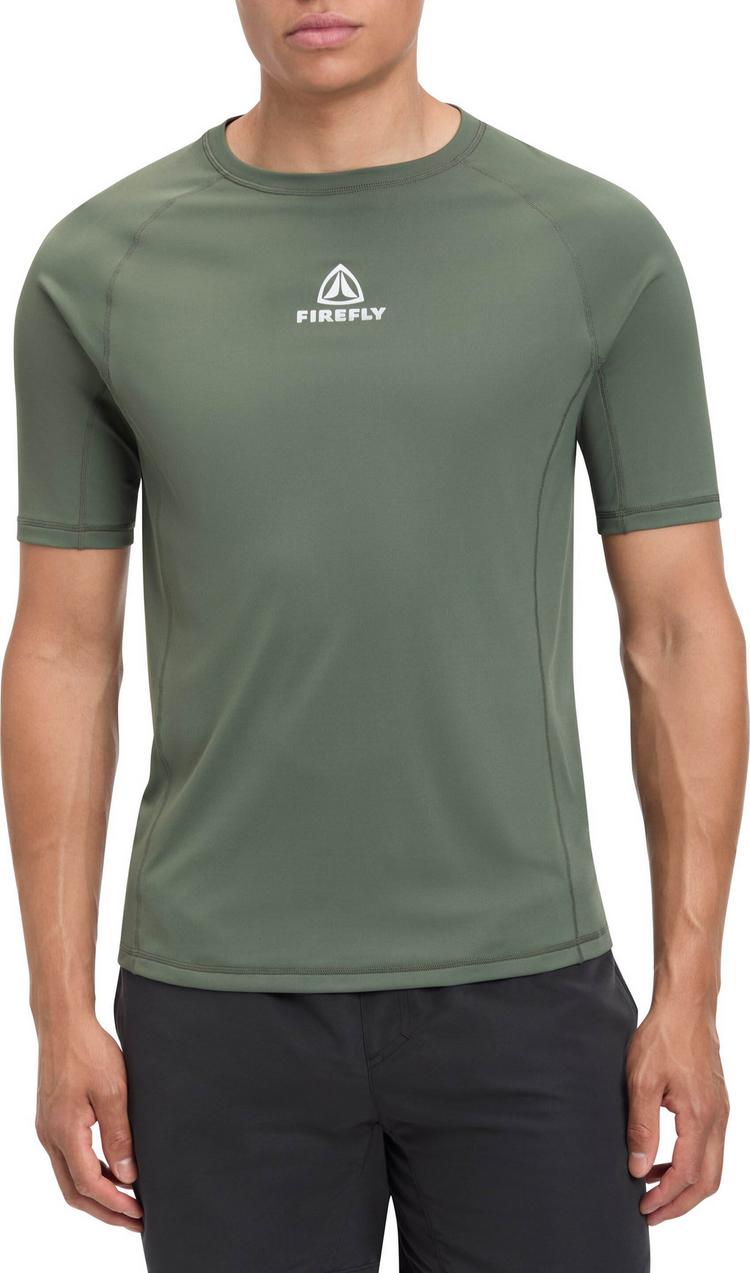 FIREFLY FIREFLY Larry II Surf Shirt Herren - green dark-white - 0 | SportScheck