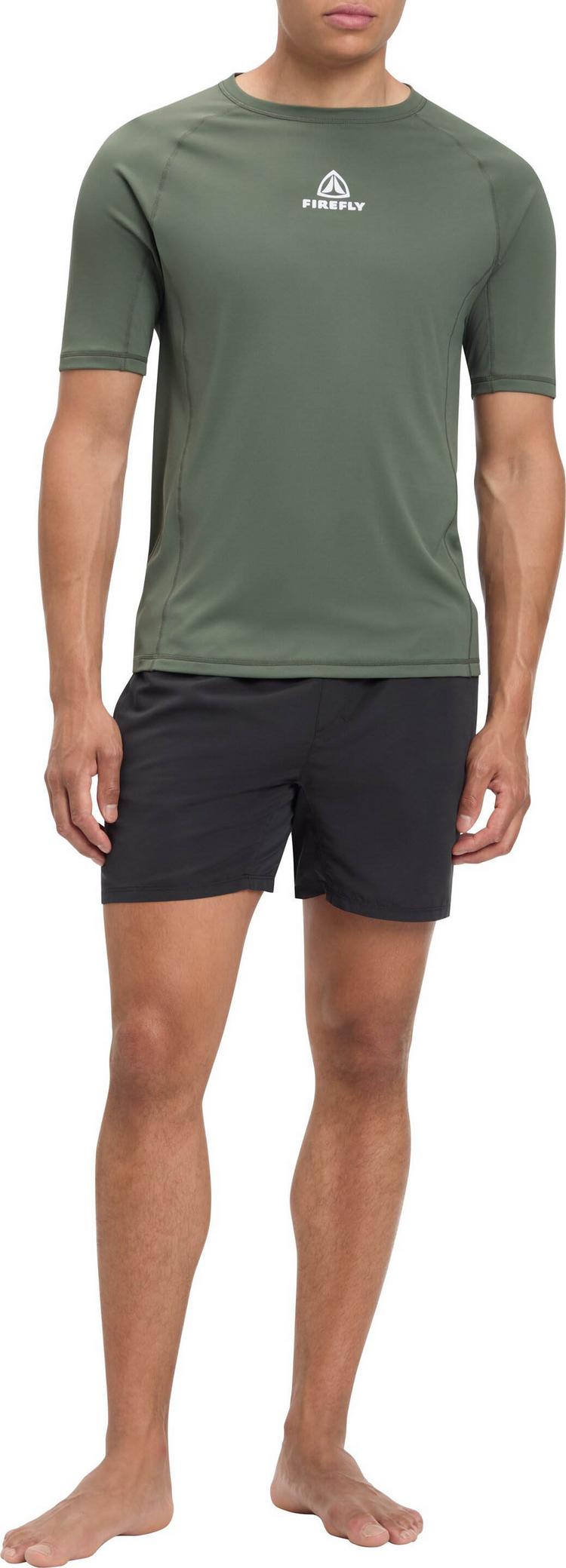 FIREFLY FIREFLY Larry II Surf Shirt Herren - green dark-white - 2 | SportScheck