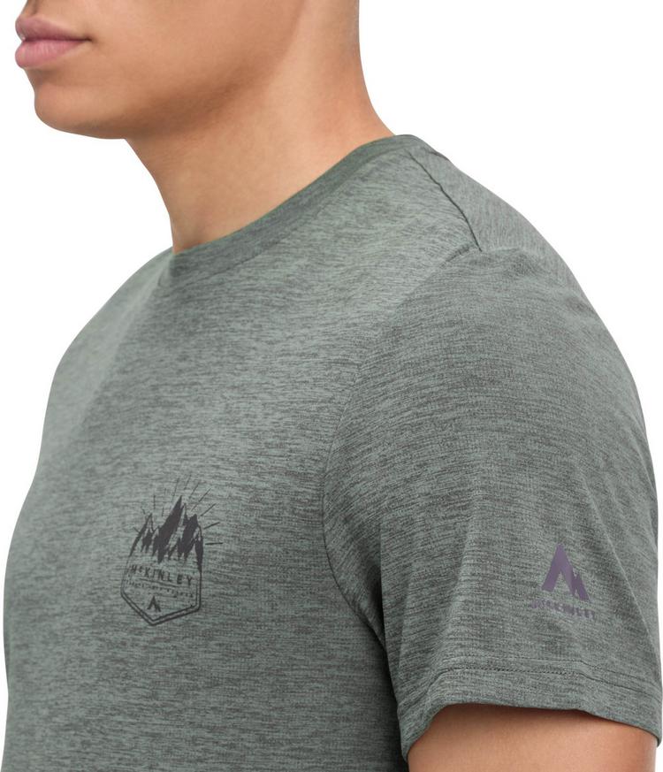McKinley McKinley Hunu II Funktionsshirt Herren - melange-green smoke - 3 | SportScheck