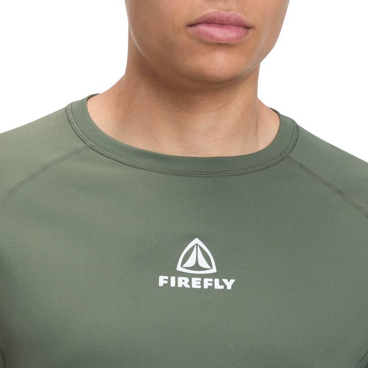 FIREFLY FIREFLY Larry II Surf Shirt Herren - green dark-white - 4 | SportScheck