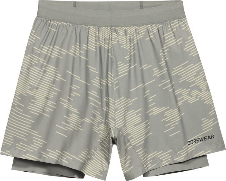 GOREWEAR GOREWEAR CONCURVE 5 Electro Laufshorts Herren - crushedlab gray-tech beige - 0 | SportScheck