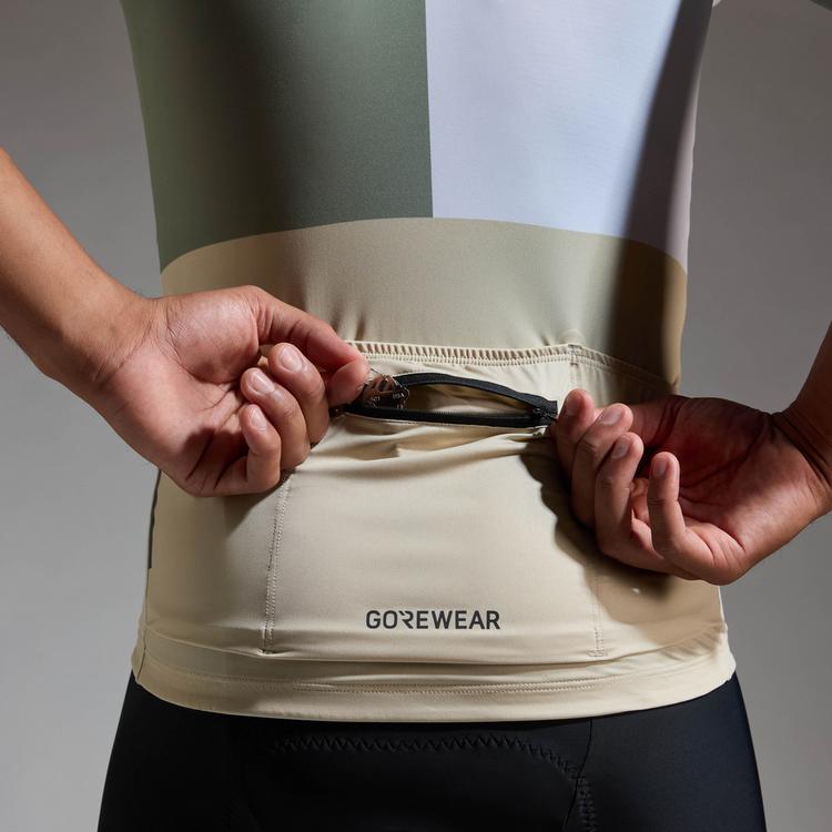 GOREWEAR GOREWEAR SWIFTRIDE Block Trikot Herren - white-slate green - 3 | SportScheck