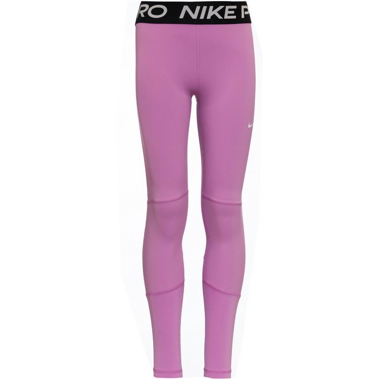 Nike Nike PRO DRI-FIT Tights M&auml;dchen - lt magenta-black-white - 0 | SportScheck