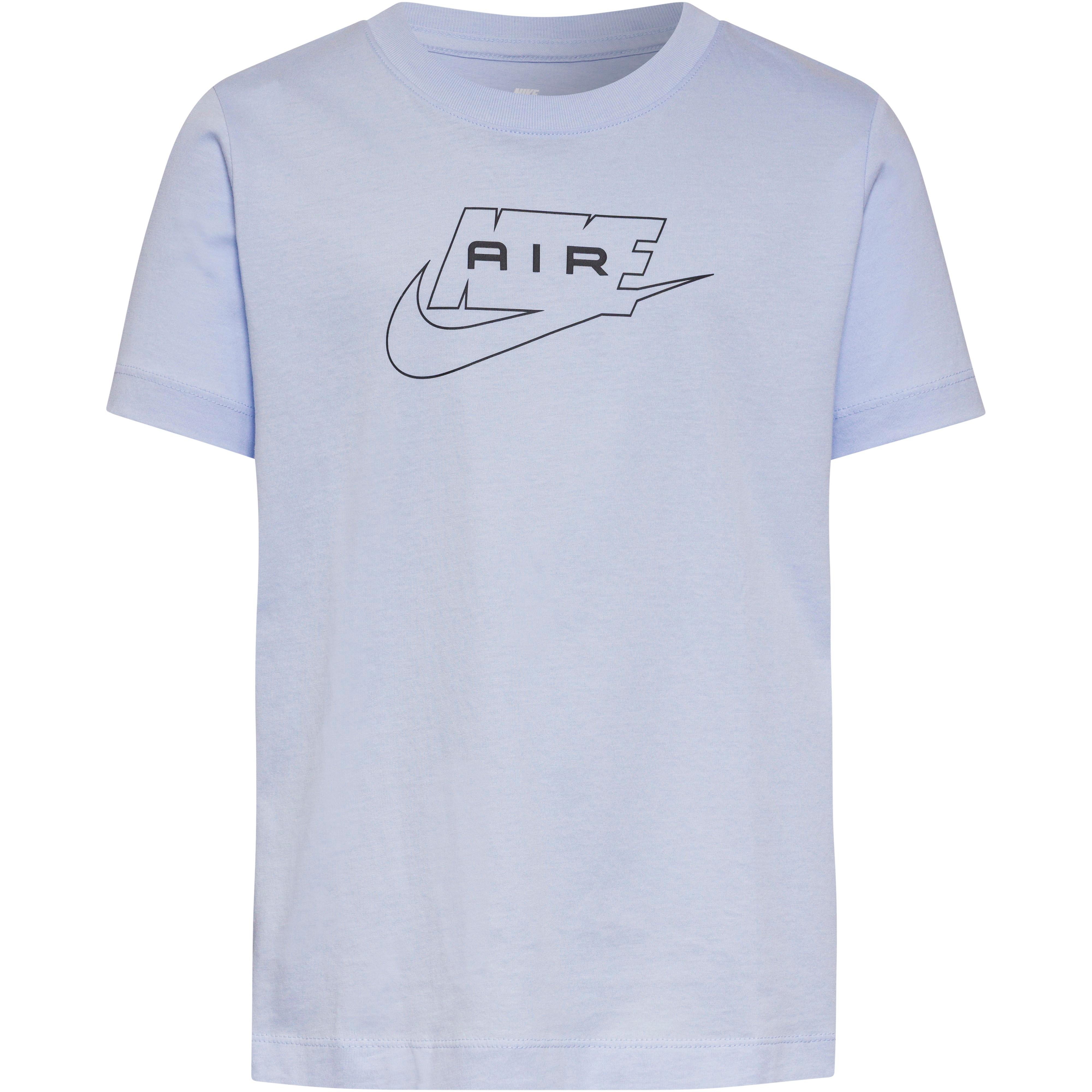 Nike T-Shirt Rundhalsausschnitt Baumwolle Blau