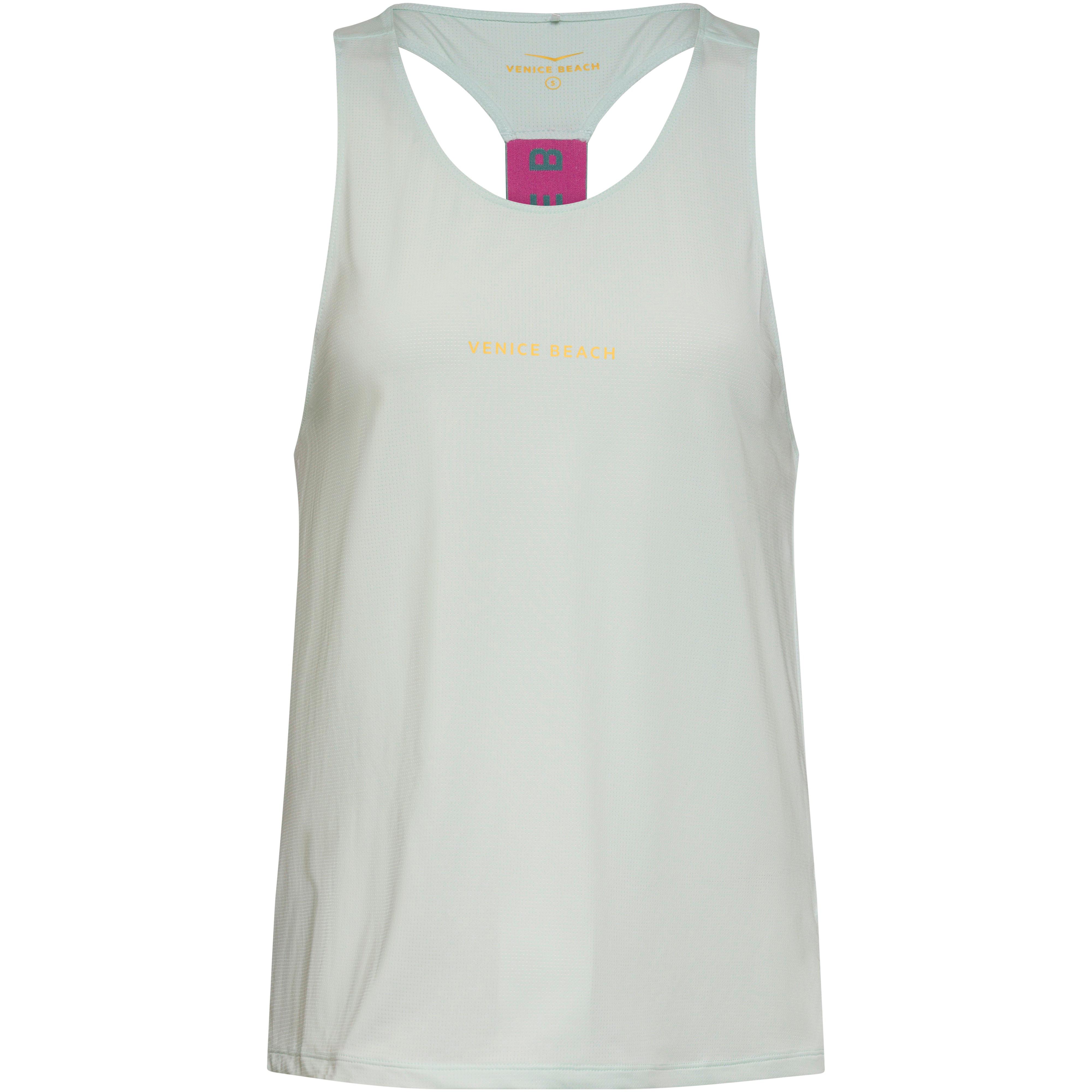 VENICE BEACH Funktionstank Rundhalsausschnitt Ringerrücken Drytivity Grün