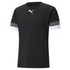 PUMA teamRISE Funktionsshirt Herren - puma black-smoked pearl-puma white