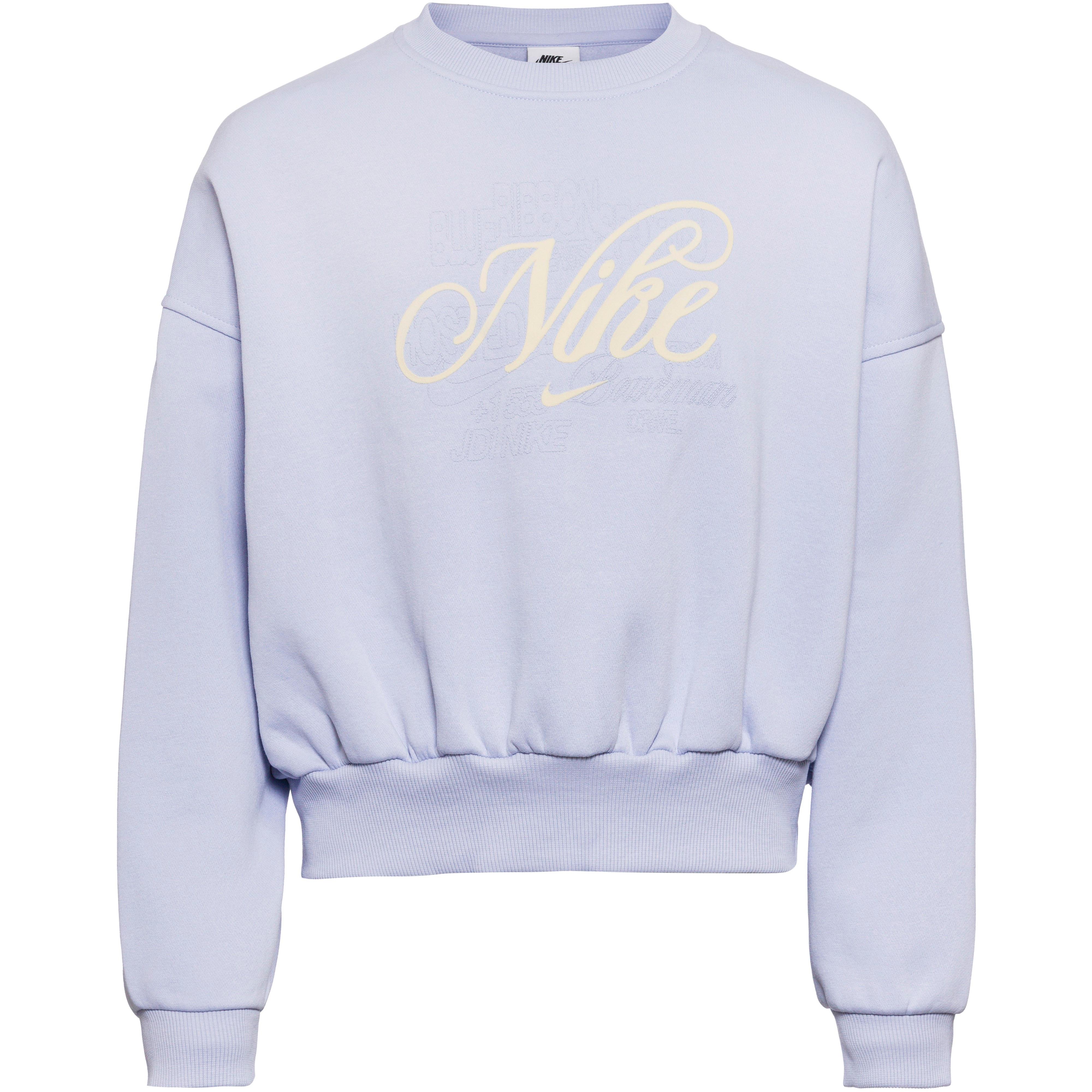 Nike Sweatshirt Oversized Baumwolle Lila
