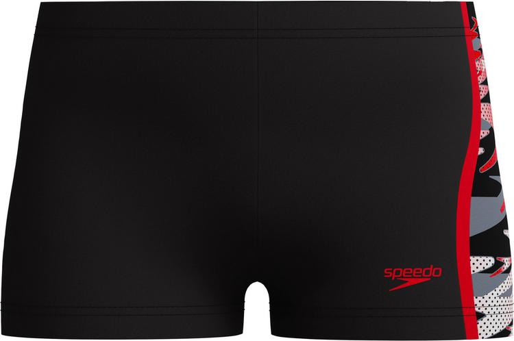 SPEEDO SPEEDO Hyperboom Splice Aquashort Badehose Jungen - blk-red - 0 | SportScheck