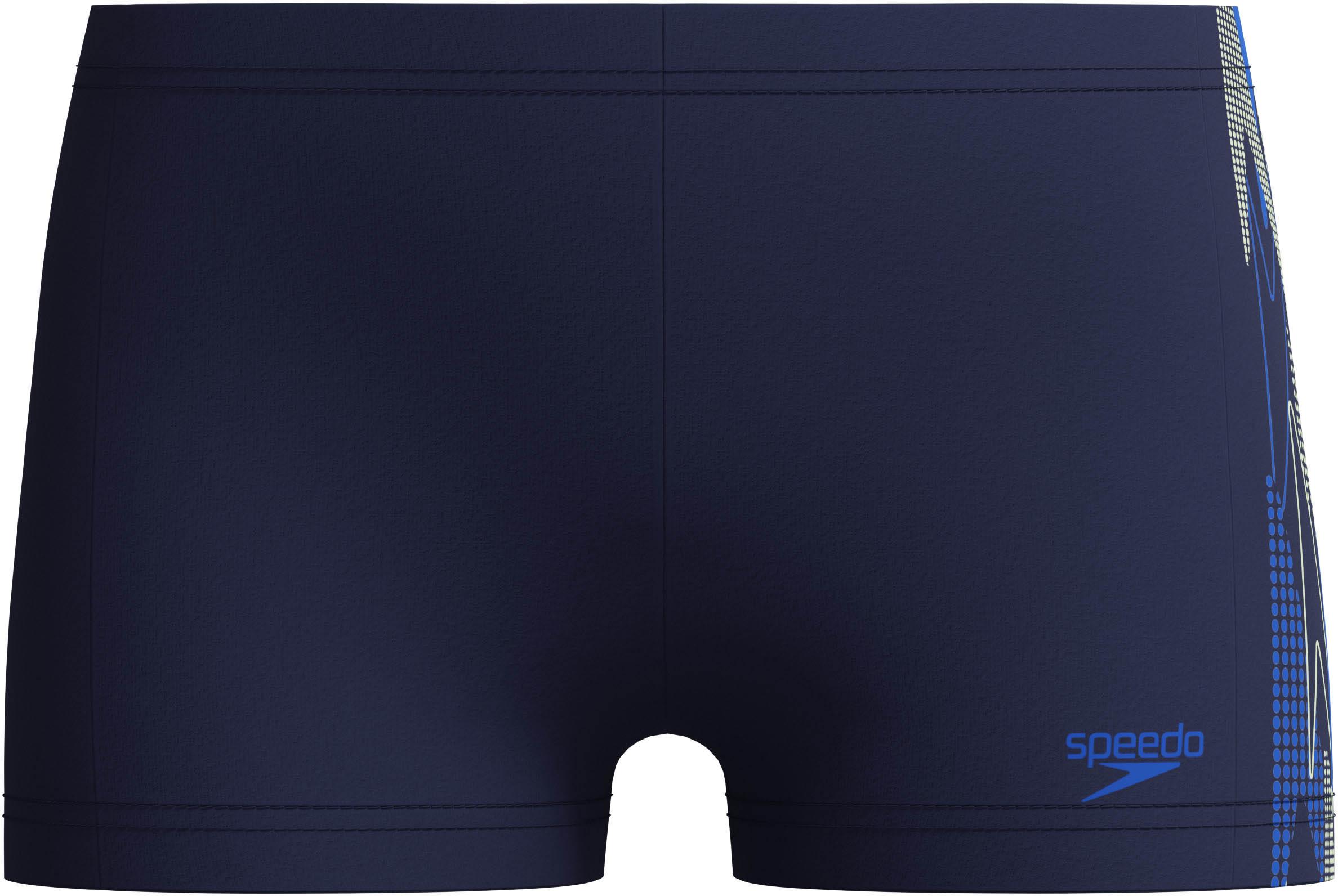 Speedo Badehose Placement Seitlicher Print Blau