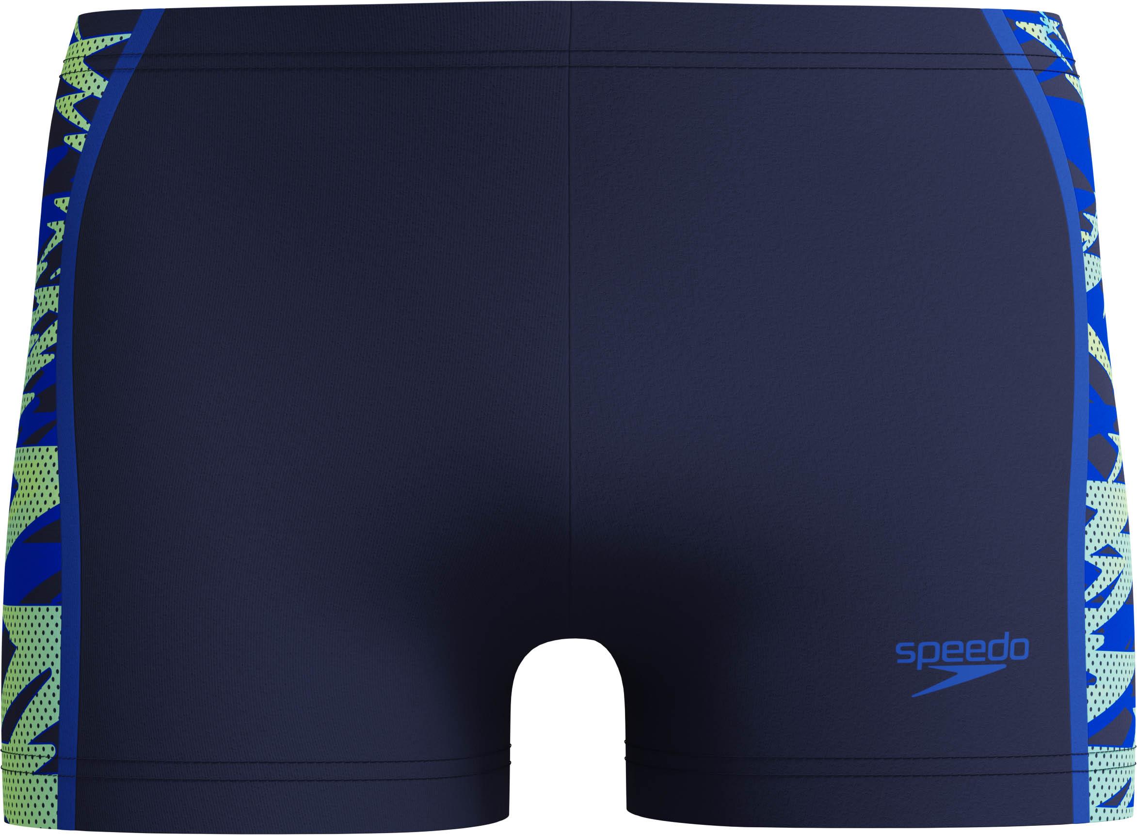 Speedo Badehose Hyperboom Splice Aquashort Polyester Blau