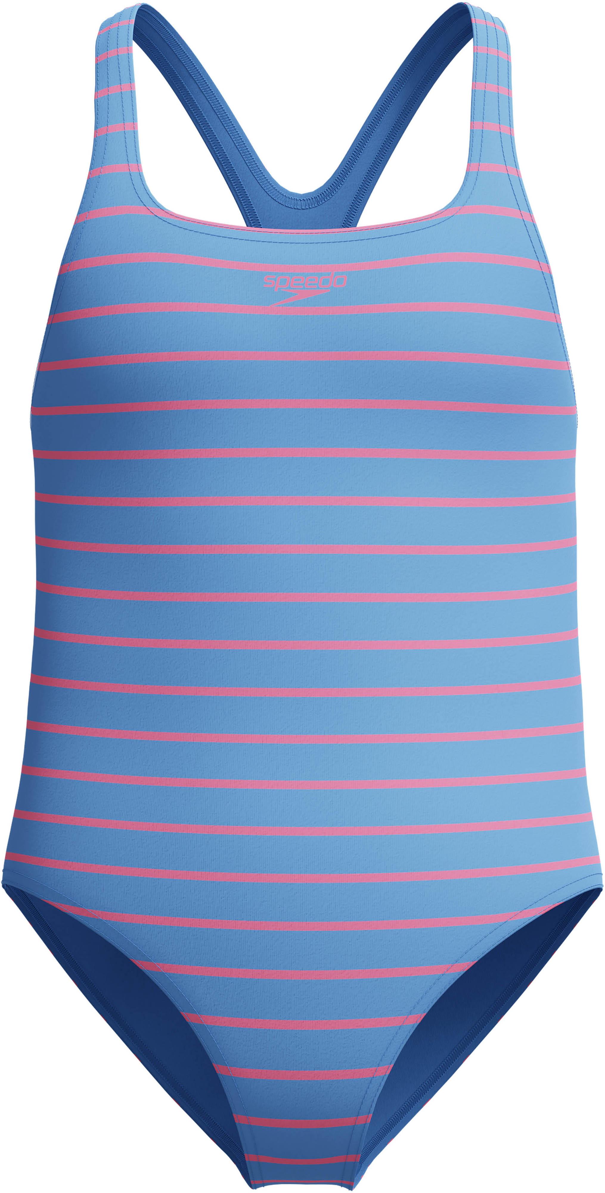 Speedo Badeanzug Hyperboom Print Medalist Polyester-Elastan Blau