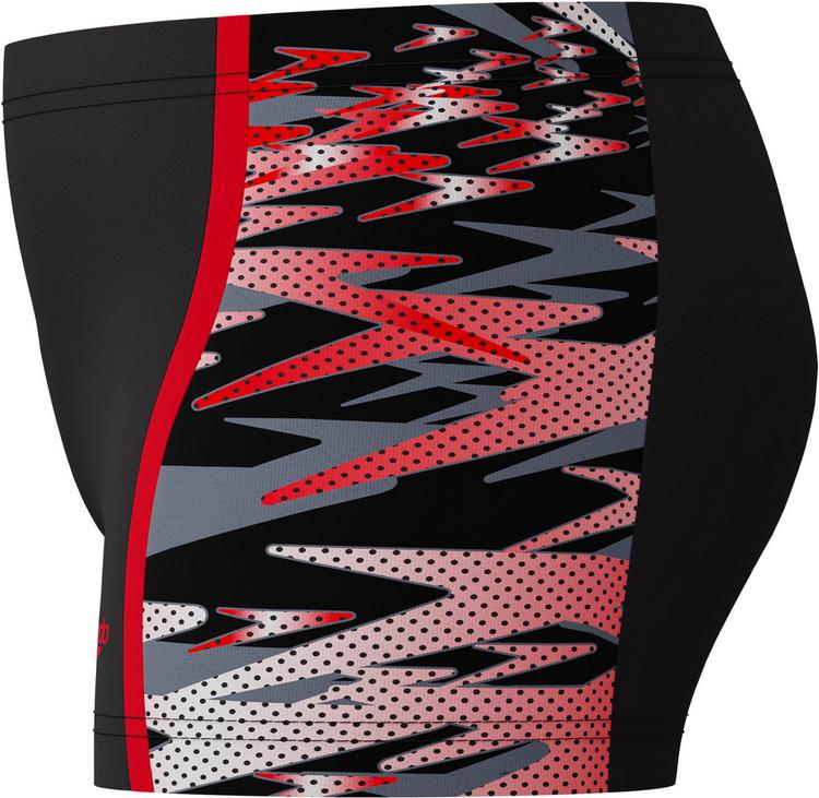 SPEEDO SPEEDO Hyperboom Splice Aquashort Badehose Jungen - blk-red - 4 | SportScheck