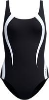 SPEEDO QUANTUM CONTOUR Badeanzug Damen - blk-wht