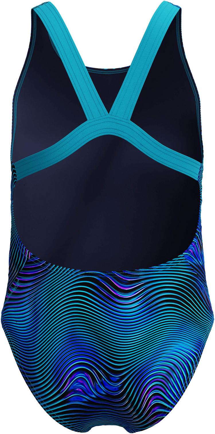 SPEEDO SPEEDO Print Leaderback One Piece Badeanzug M&auml;dchen - blu-dkblu - 0 | SportScheck