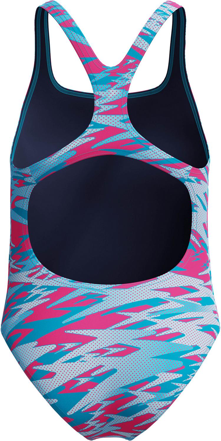 SPEEDO SPEEDO HYPERBOOM PRINT MEDALIST Badeanzug M&auml;dchen - blu-pnk - 0 | SportScheck