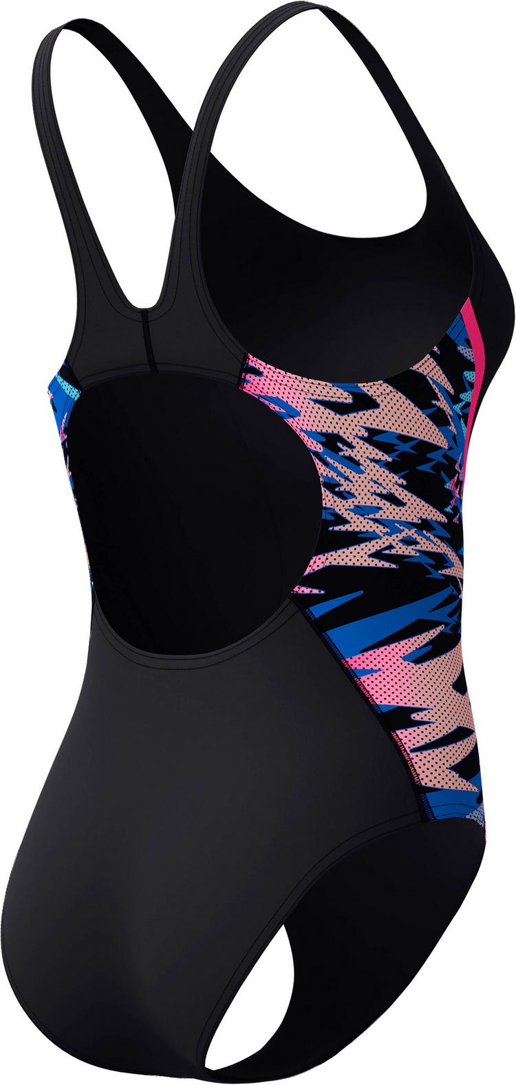 SPEEDO SPEEDO HYPERBOOM SPLICE MUSCLEBACK Badeanzug Damen - blk-pnk - 2 | SportScheck