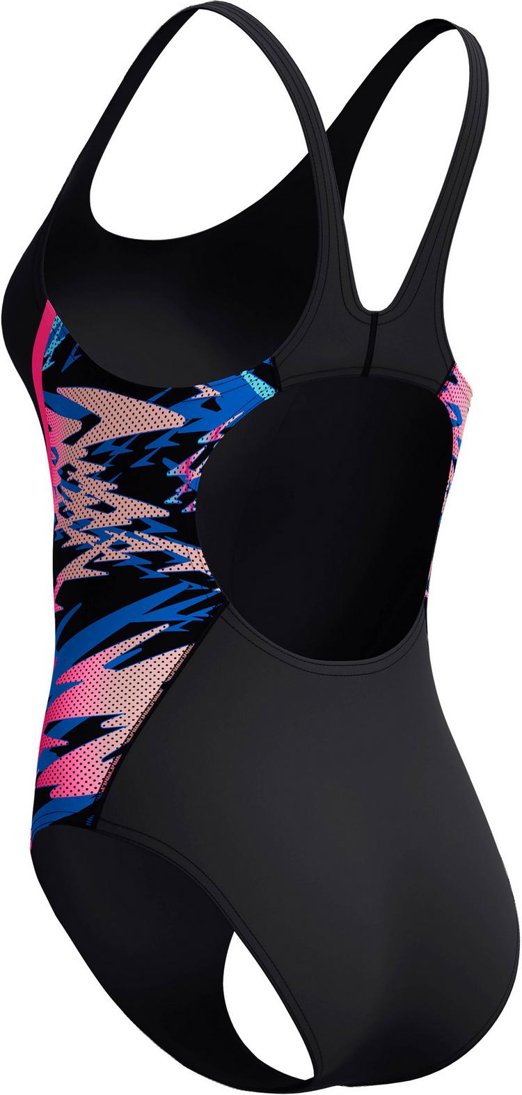 SPEEDO SPEEDO HYPERBOOM SPLICE MUSCLEBACK Badeanzug Damen - blk-pnk - 3 | SportScheck