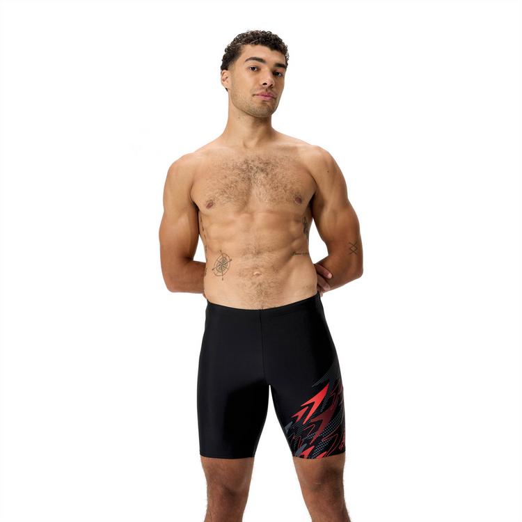SPEEDO SPEEDO MEDLEY LOGO Badehose Herren - blk-red - 0 | SportScheck