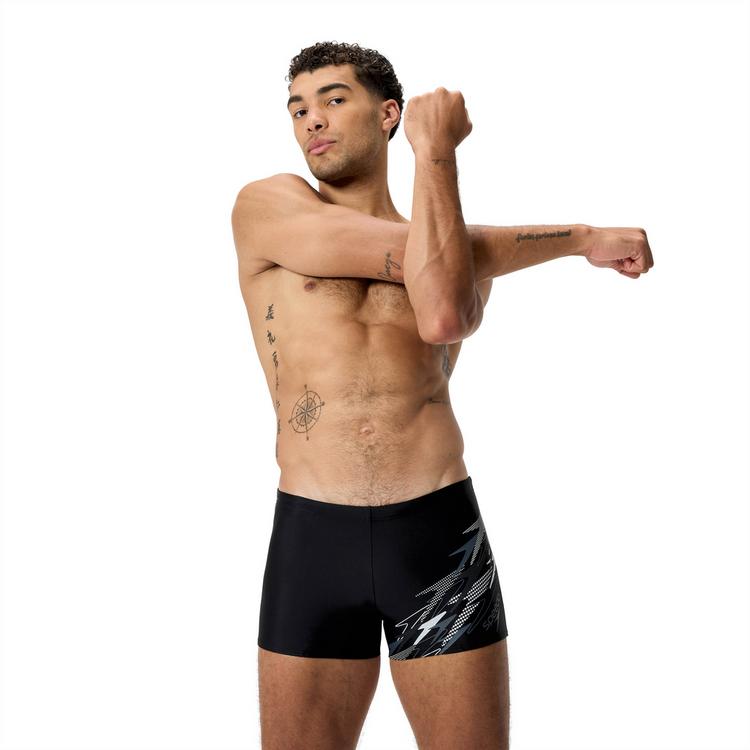 SPEEDO SPEEDO MEDLEY LOGO Badehose Herren - blk-gry - 0 | SportScheck