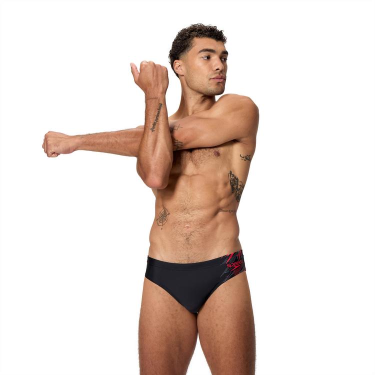 SPEEDO SPEEDO MEDLEY LOGO Badehose Herren - blk-red - 0 | SportScheck