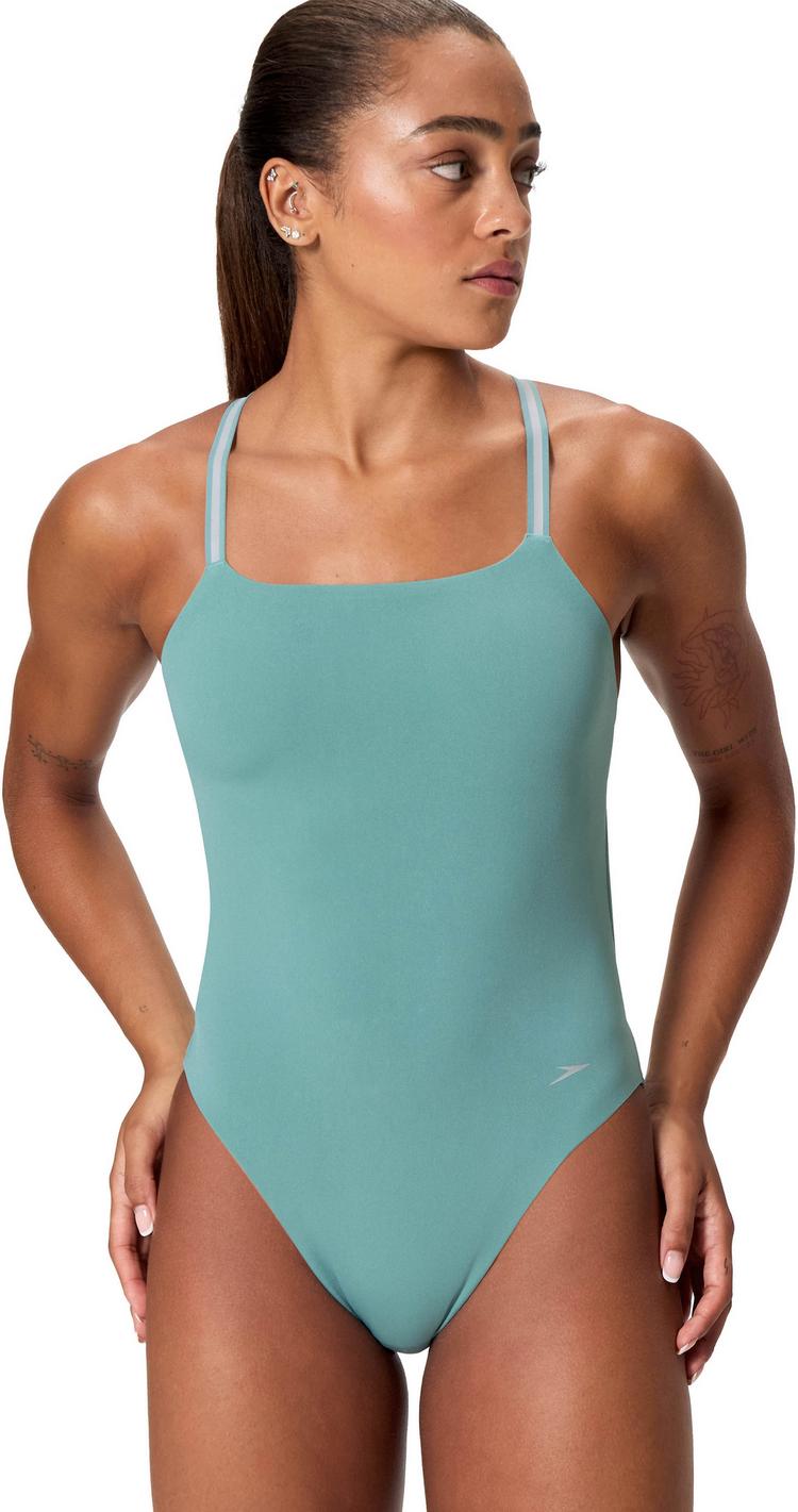 SPEEDO SPEEDO Active Back Badeanzug Damen - dkgrn - 0 | SportScheck