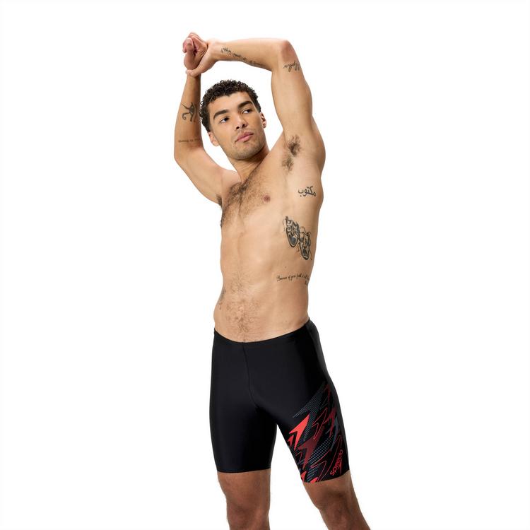 SPEEDO SPEEDO MEDLEY LOGO Badehose Herren - blk-red - 2 | SportScheck