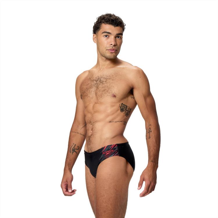 SPEEDO SPEEDO MEDLEY LOGO Badehose Herren - blk-red - 2 | SportScheck