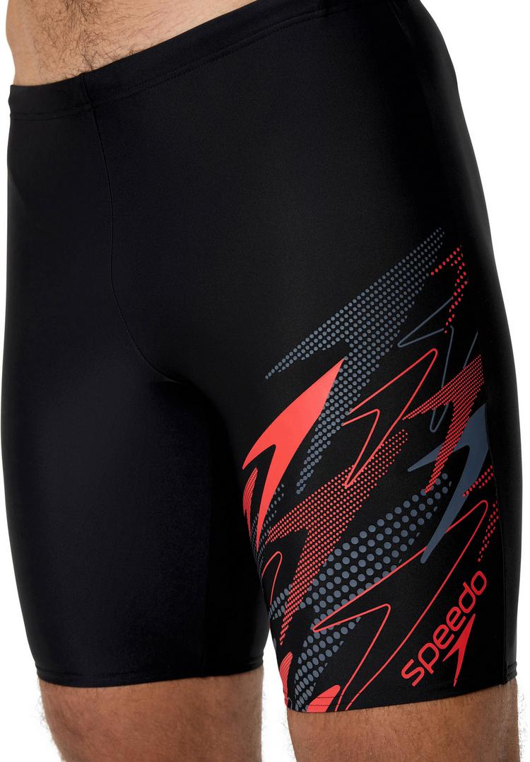 SPEEDO SPEEDO MEDLEY LOGO Badehose Herren - blk-red - 3 | SportScheck