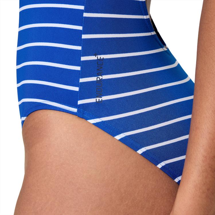 SPEEDO SPEEDO HYPERBOOM PRINT MEDALIST Badeanzug Damen - blu-wht - 3 | SportScheck