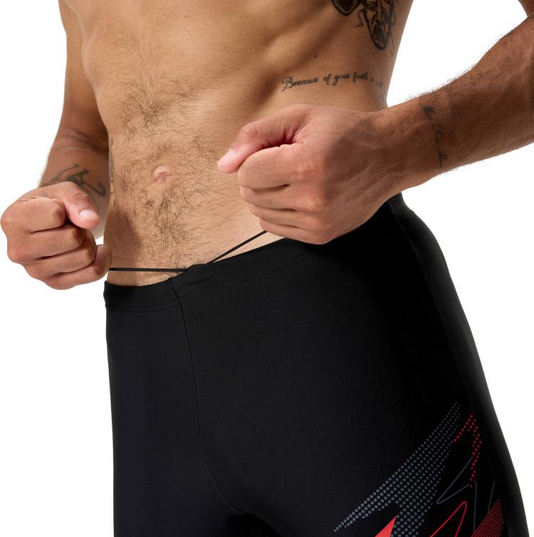 SPEEDO SPEEDO MEDLEY LOGO Badehose Herren - blk-red - 4 | SportScheck