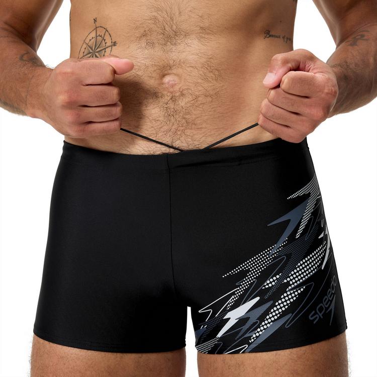 SPEEDO SPEEDO MEDLEY LOGO Badehose Herren - blk-gry - 4 | SportScheck