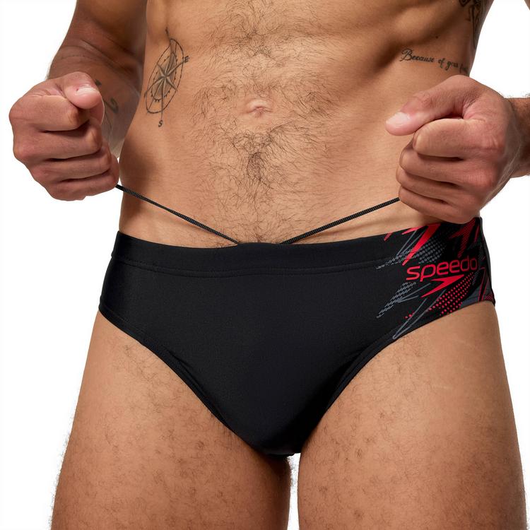 SPEEDO SPEEDO MEDLEY LOGO Badehose Herren - blk-red - 4 | SportScheck