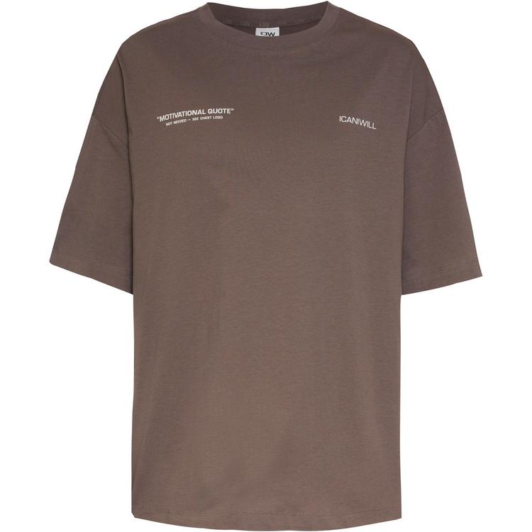 ICANIWILL ICANIWILL Everyday T-Shirt Damen - warm grey - 0 | SportScheck