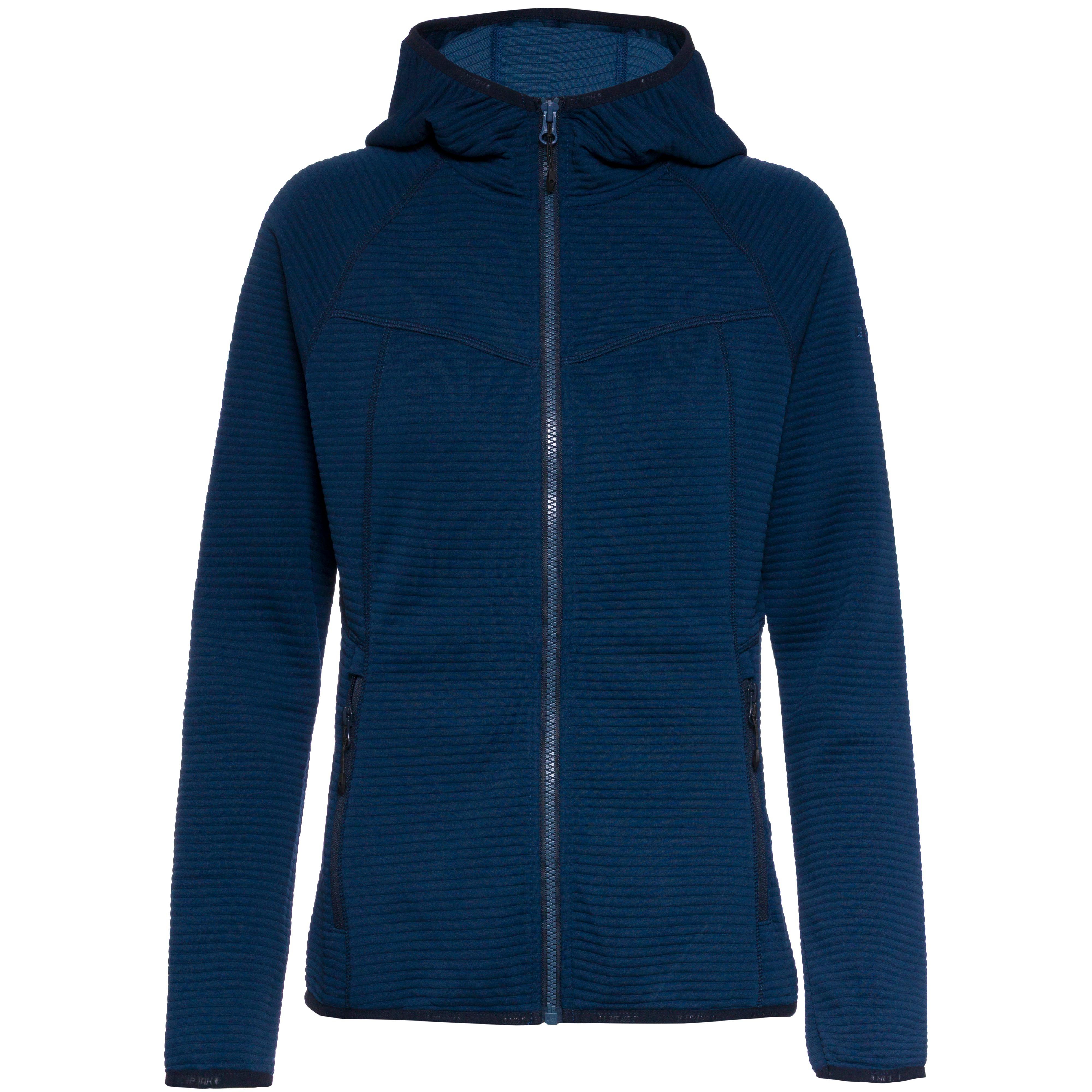 icepeak Fleecejacke Raglan Seitentaschen Zipgaragen Blau