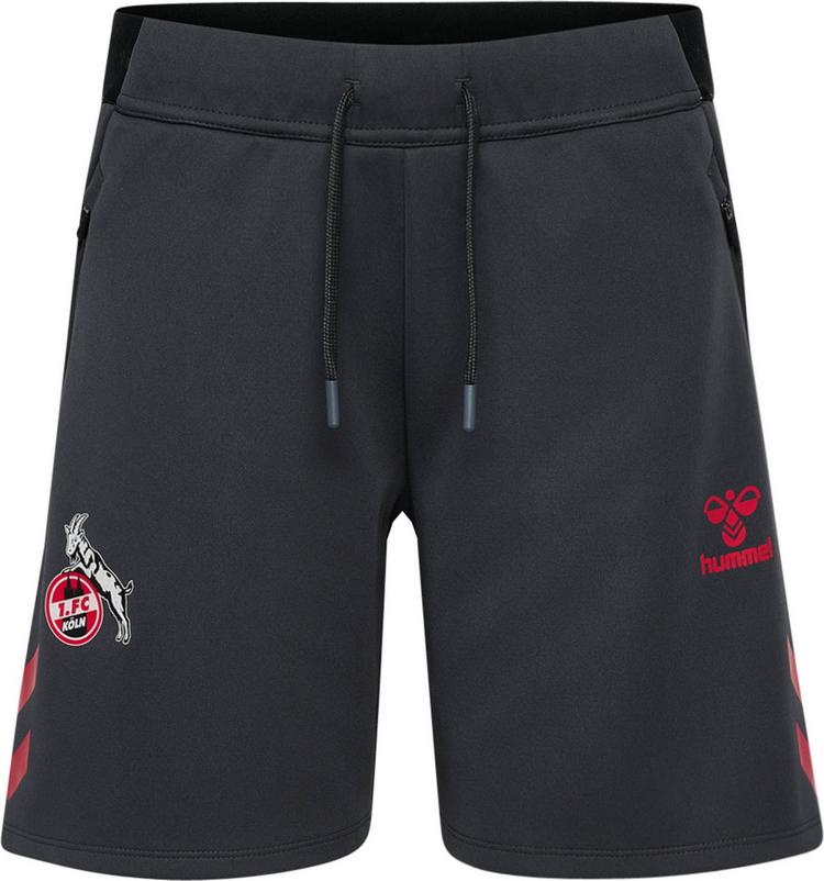 hummel hummel 1. FC K&ouml;ln 25-26 TRAVEL Fu&szlig;ballshorts Kinder - asphalt - 0 | SportScheck