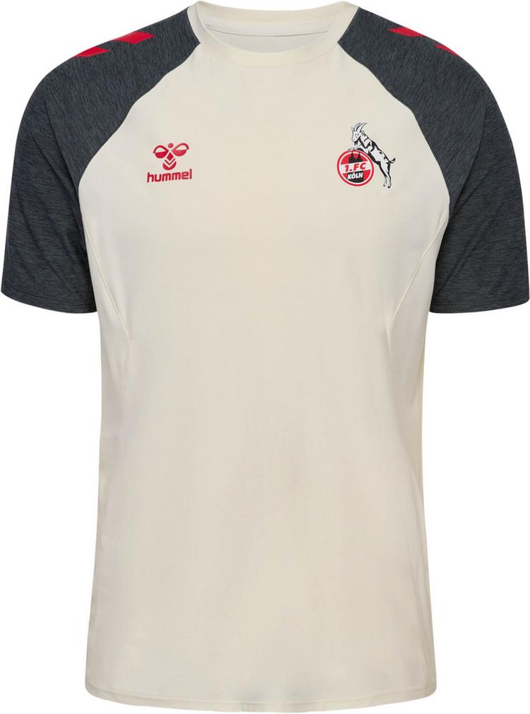 hummel hummel 1. FC K&ouml;ln 25-26 TRAVEL T-Shirt - marshmallow-asphalt - 0 | SportScheck