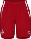 hummel 1. FC K&ouml;ln 25-26 TR WO Fu&szlig;ballshorts Kinder - chili pepper