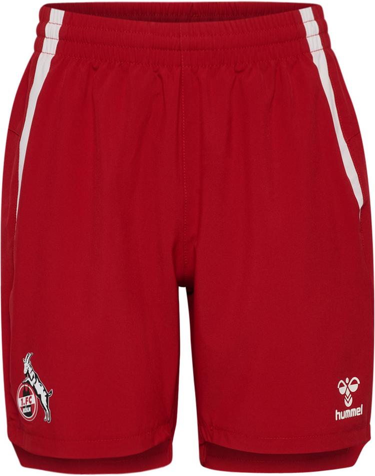 hummel hummel 1. FC K&ouml;ln 25-26 TR WO Fu&szlig;ballshorts Kinder - chili pepper - 0 | SportScheck