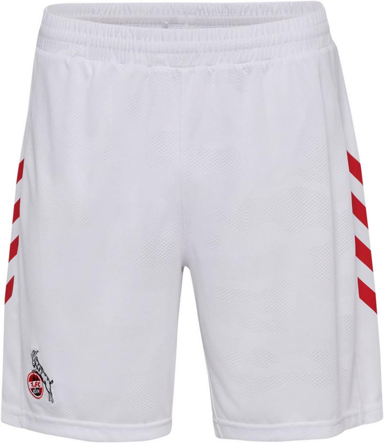 hummel hummel 1. FC K&ouml;ln 25-26 HOME Fu&szlig;ballshorts - white-true red - 0 | SportScheck